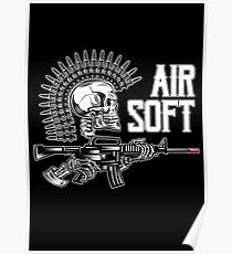PUNK SKULL AIRSOFT Poster