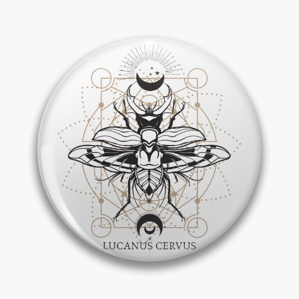 Item preview, Sacred Geometry celestial insect beetle latin name  designed and sold by MonochromeEcho.