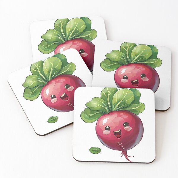 Item preview, Kawaii Radish | Garden Vegetables designed and sold by Hiszpanka.