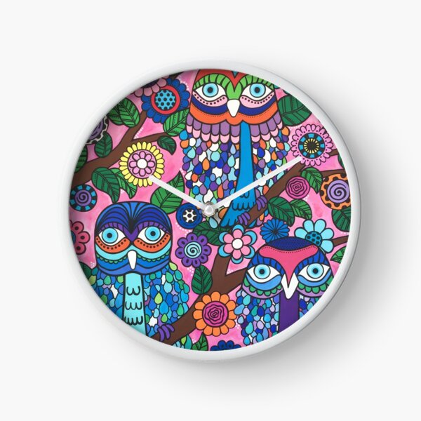 3 Owls Clock