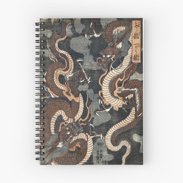 Item preview, Two Dragons by Utagawa Yoshitsuya designed and sold by Onodera.