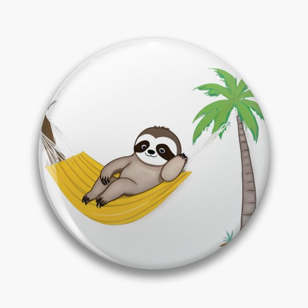 Item preview, Sleepy Numb Stupid Sloth in Hammock designed and sold by omerfdln34.