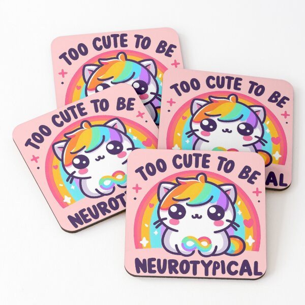 Item preview, Too cute to be neurotypical designed and sold by Vkinsify.