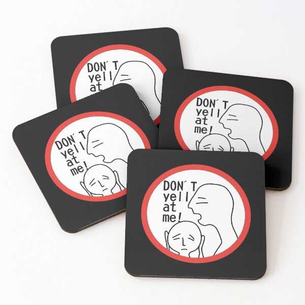 Item preview, DON'T yell at me! Graphic against violence. designed and sold by My-fake-places.