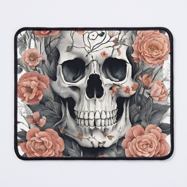 Item preview, Floral Skeleton -- Spring Fashion Tee designed and sold by Ayman Toumarti.
