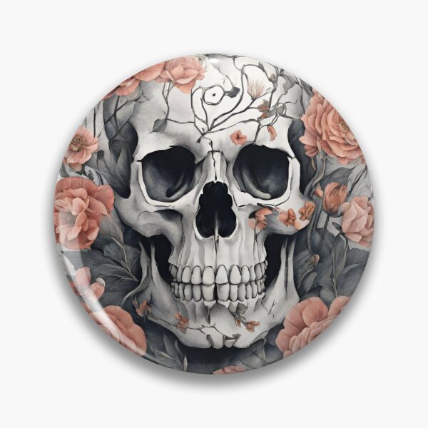 Item preview, Floral Skeleton -- Spring Fashion Tee designed and sold by Ayman Toumarti.