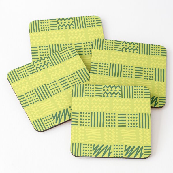 Item preview, African Deco Bogolan Fabric Design designed and sold by Wolagno.