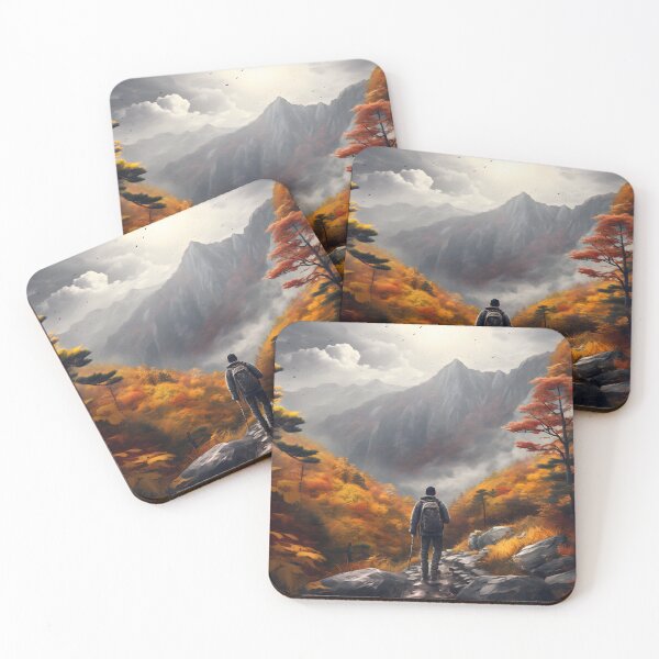 Item preview, Autumn Solitude in the Majestic Mountains designed and sold by Shirtastically.
