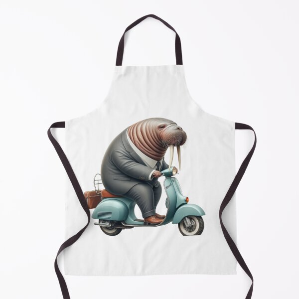 Item preview, Morse go to work in scooter- Fun cartoon with animals designed and sold by NovaMode.
