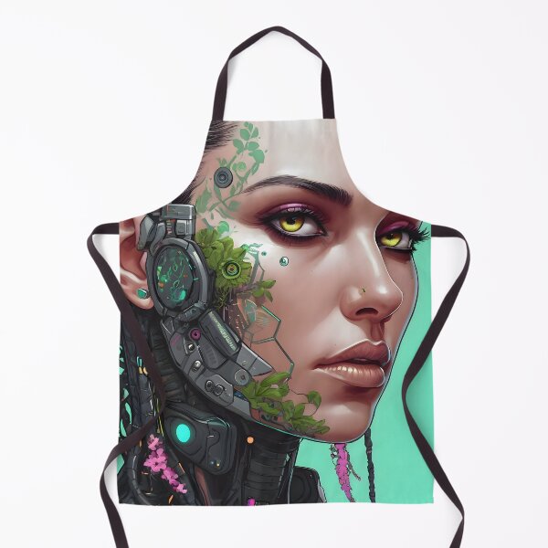 Item preview, Cyberpunk Female Portrait (Spring Theme) designed and sold by papi1998.