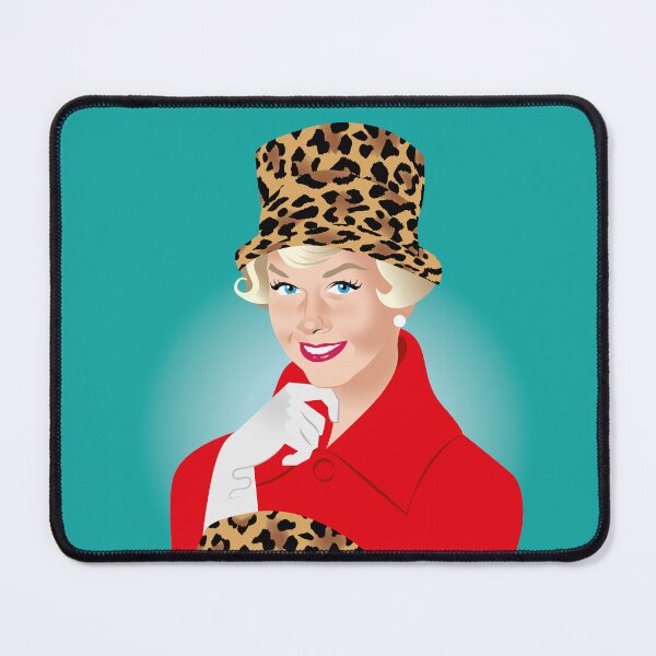 Item preview, Lady in leopard print hat designed and sold by AleMogolloArt.