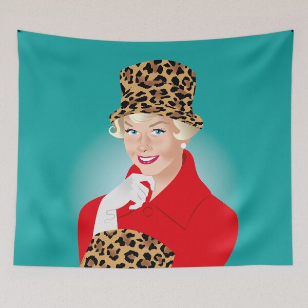Item preview, Lady in leopard print hat designed and sold by AleMogolloArt.