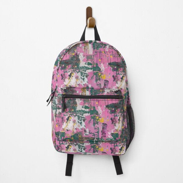Item preview, Copy of Artistic pattern dripping dark green pink designed and sold by Alessandro Remo Mazzoni Remotextiles.