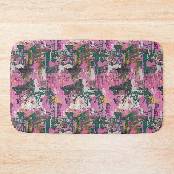 Item preview, Copy of Artistic pattern dripping dark green pink designed and sold by Alessandro Remo Mazzoni Remotextiles.