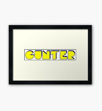 Gunter Framed Print
