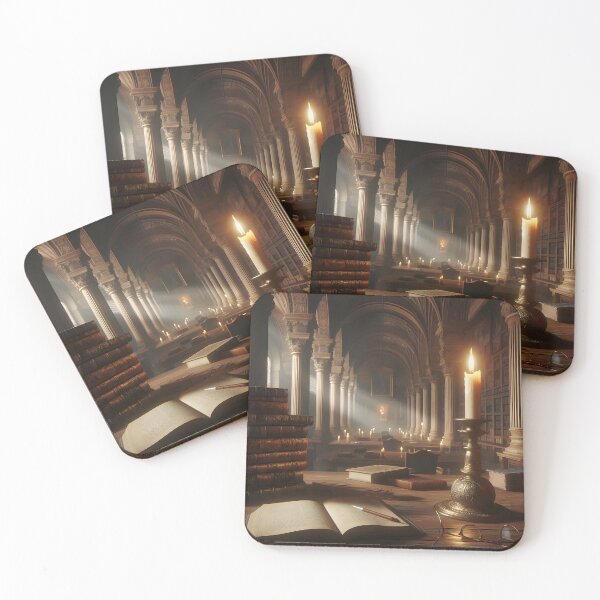 Item preview, Timeless Charm: Ancient Library Design Décor designed and sold by PandaTShirtShop.