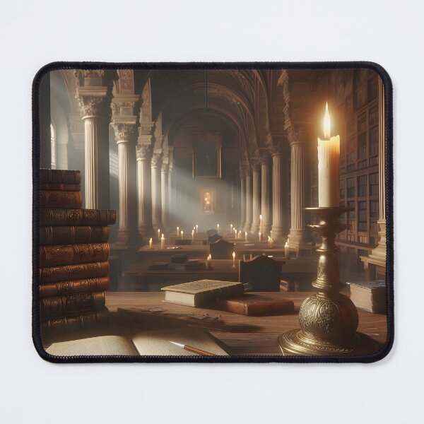 Item preview, Timeless Charm: Ancient Library Design Décor designed and sold by PandaTShirtShop.
