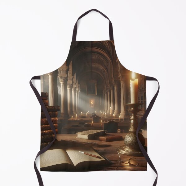 Item preview, Timeless Charm: Ancient Library Design Décor designed and sold by PandaTShirtShop.