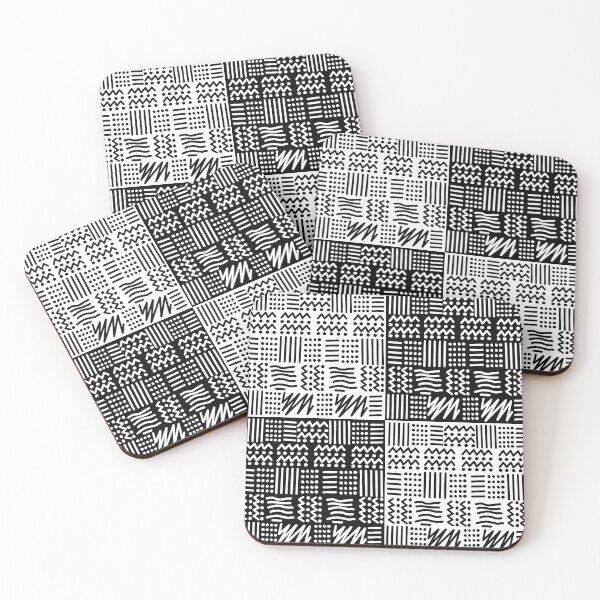 Item preview, African Deco Bogolan Fabric Design designed and sold by Wolagno.