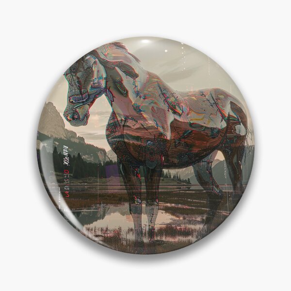 Item preview, Horse  Illustration Art designed and sold by nomiraclehere.
