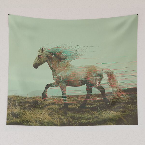 Item preview, Horse  Illustration Art designed and sold by nomiraclehere.