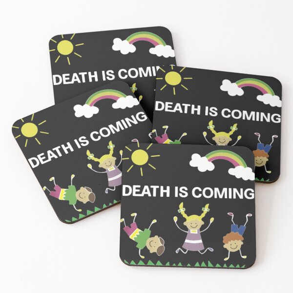 Item preview, Death Is Coming Happy designed and sold by HarriTamminen.
