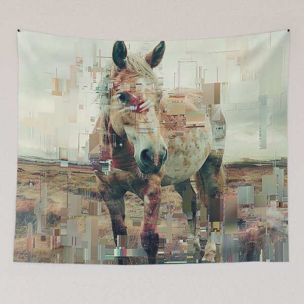 Item preview, Horse  Illustration Art designed and sold by nomiraclehere.