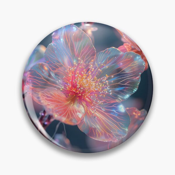 Item preview, Holographic Flora designed and sold by AI-Only Creations.