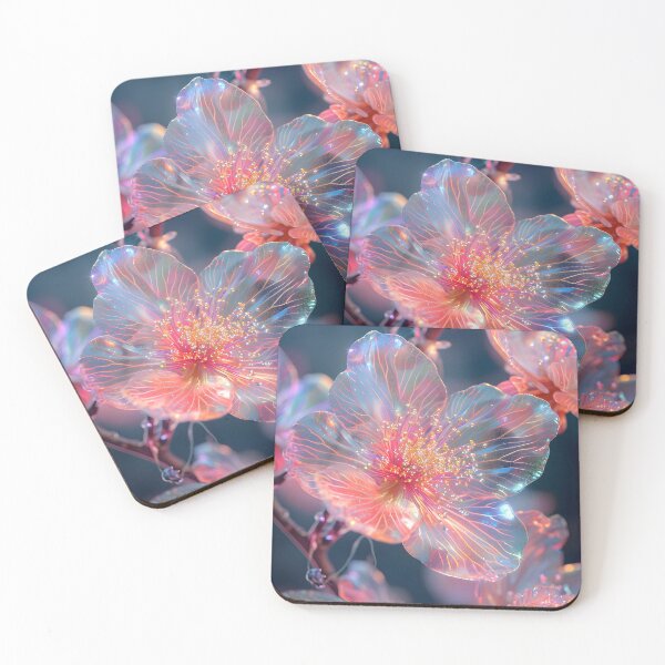 Item preview, Holographic Flora designed and sold by AI-Only Creations.