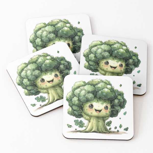 Item preview, Kawaii Broccoli | Cute Vegetable designed and sold by Hiszpanka.