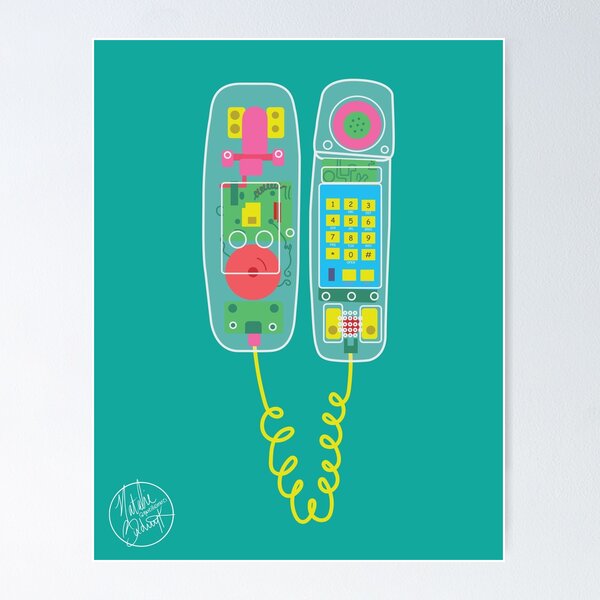 Item preview, 90's Clear Phone designed and sold by Natalie Budnyk.