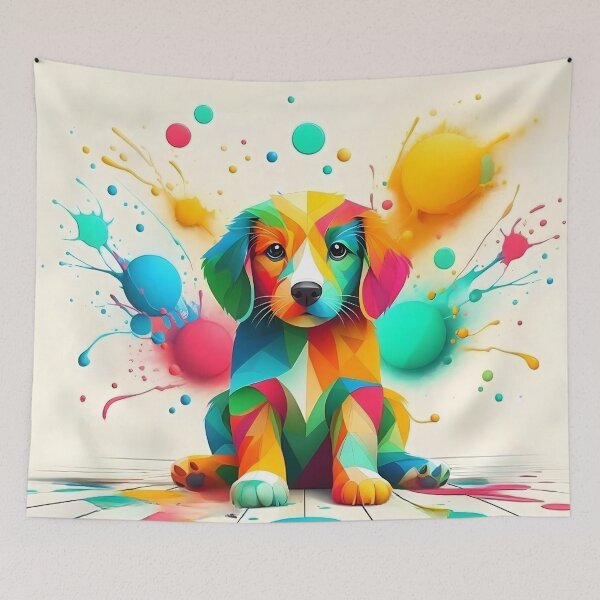 Item preview, Kaleidoscope Canine designed and sold by HarmonyInBloom.