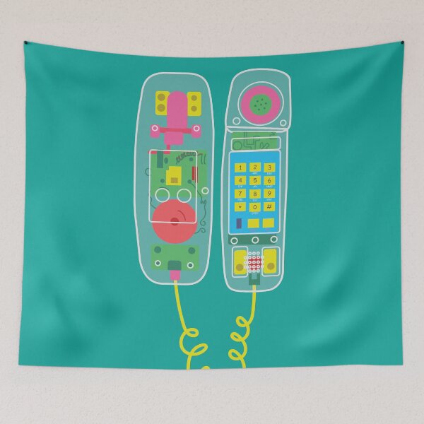 Item preview, 90's Clear Phone designed and sold by Natalie Budnyk.