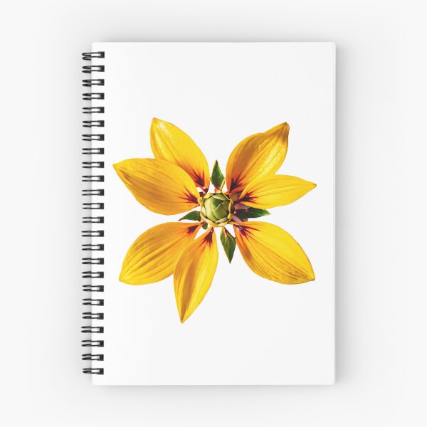 Item preview, Vibrant orange white green Flower Illustration - Botanical Artwork, Sensations of a vibrant spring day designed and sold by yeekazar.