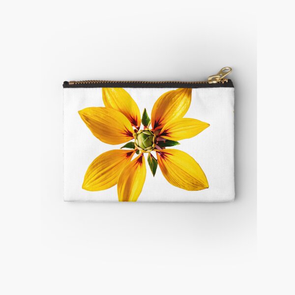 Item preview, Vibrant orange white green Flower Illustration - Botanical Artwork, Sensations of a vibrant spring day designed and sold by yeekazar.