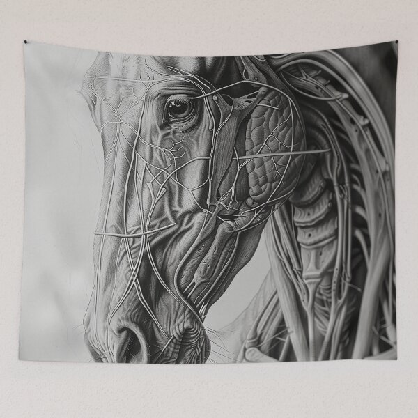 Item preview, Horse  Illustration Art designed and sold by nomiraclehere.