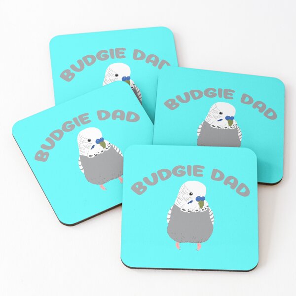 Item preview, Budgie Dad Grey Version designed and sold by TiffinByLK.