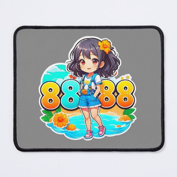 Item preview, Kawaii Anime Girl 88 & 88! designed and sold by Giulivo Store Graphic.
