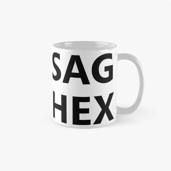 Item preview, SAG HEX (Black Text) designed and sold by SOVLLESS.