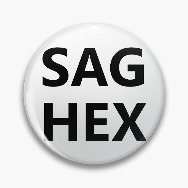 Item preview, SAG HEX (Black Text) designed and sold by SOVLLESS.