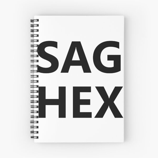 Item preview, SAG HEX (Black Text) designed and sold by SOVLLESS.