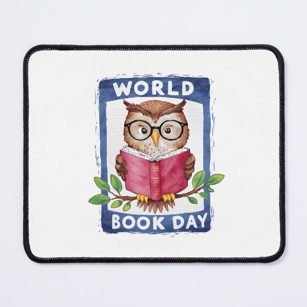 Item preview, World Book Day Owl reading literacy storytelling creativity designed and sold by w1ckerman.