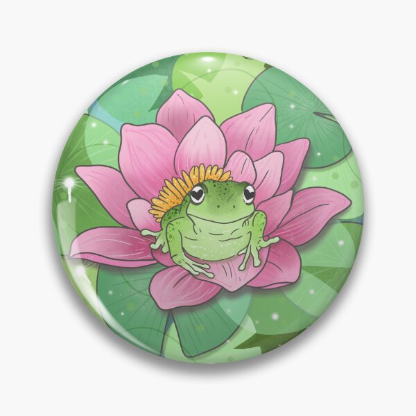 Item preview, As Lovely as a Frog on a Lillypad designed and sold by Of Sprites and Stitches.