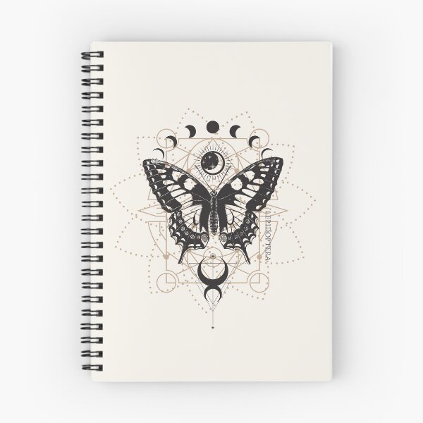 Item preview,  Sacred Geometry celestial insect butterfly  designed and sold by MonochromeEcho.