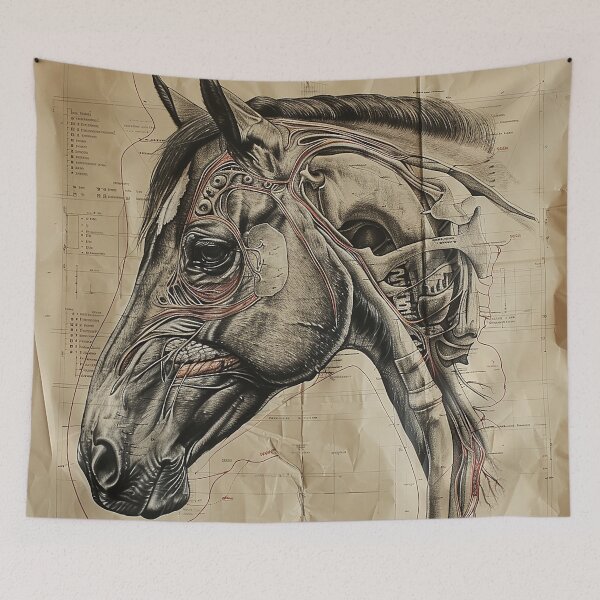 Item preview, Horse  Illustration Art designed and sold by nomiraclehere.