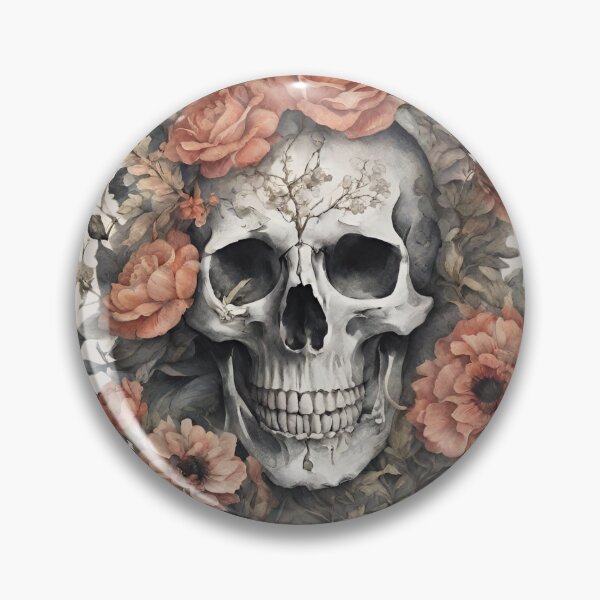 Item preview, Floral Skeleton -- Spring Fashion Tee designed and sold by Ayman Toumarti.