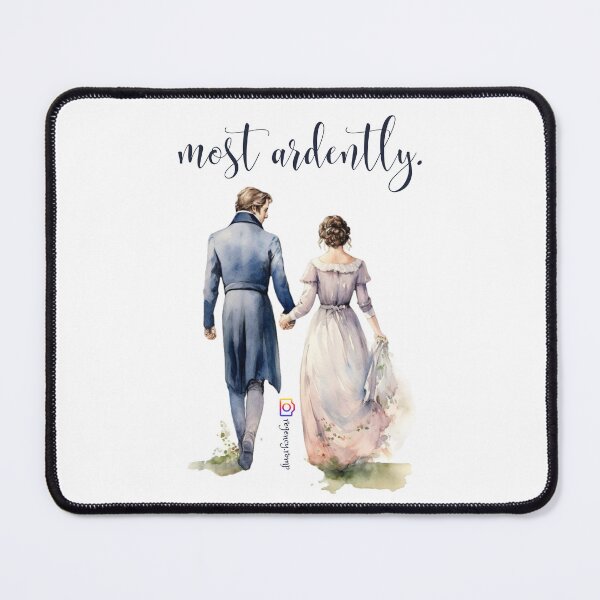 Item preview, Mr Darcy Most Ardently Jane Austen Pride and Prejudice with Elizabeth Bennet designed and sold by RTee27.