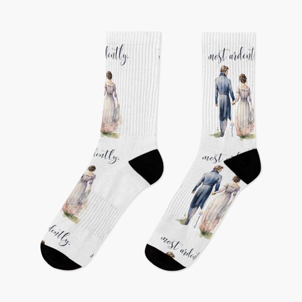 Item preview, Mr Darcy Most Ardently Jane Austen Pride and Prejudice with Elizabeth Bennet designed and sold by RTee27.