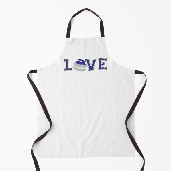 Item preview, Love Curling Varsity Letters Typographic Design designed and sold by CreativeTwins.
