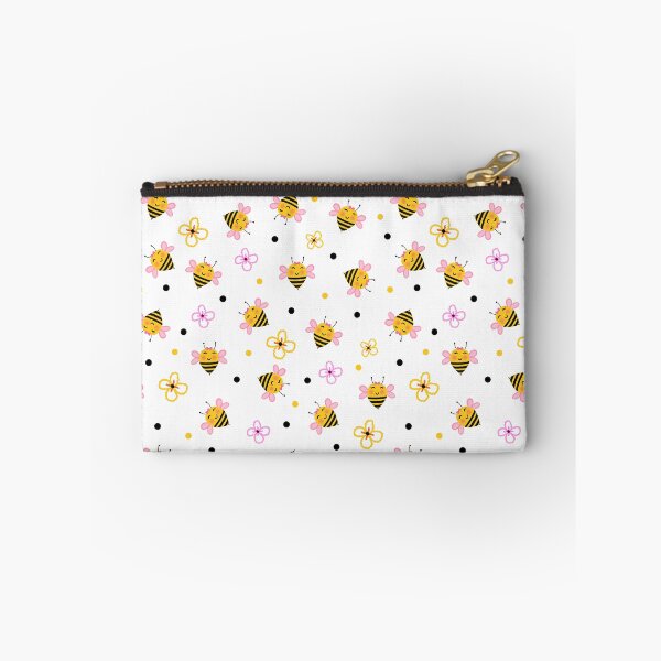 Item preview, Bee cute flowers Pattern designed and sold by BeebooDesign.
